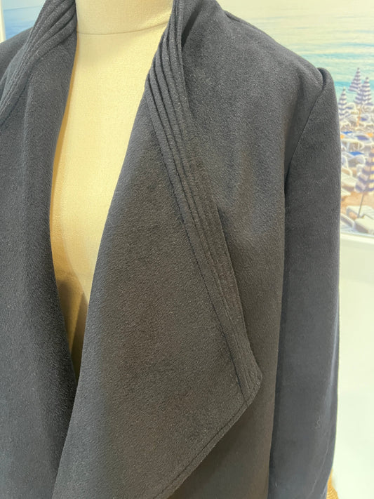 Jovonna London Winter Coat Size 10 Navy Elegant Warm