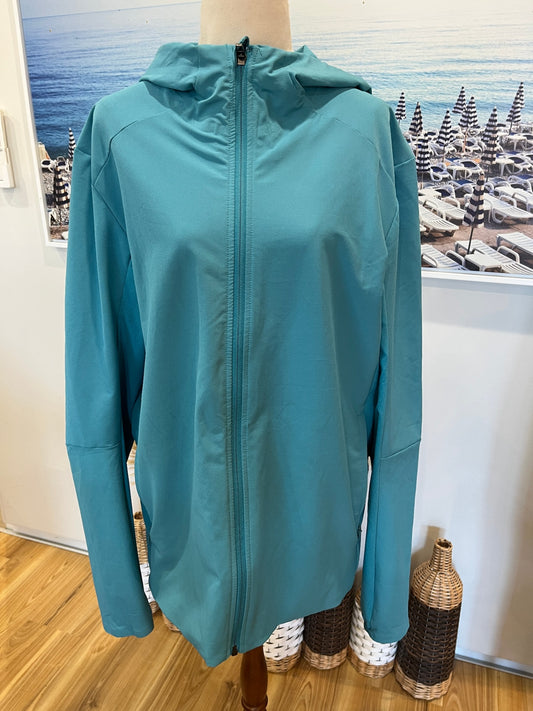Lululemon Teal Rain Jacket | Lightweight Waterproof | Large