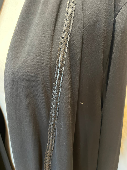 Clarity Black Pleated Back Jacket | Designed in Australia | Size 14