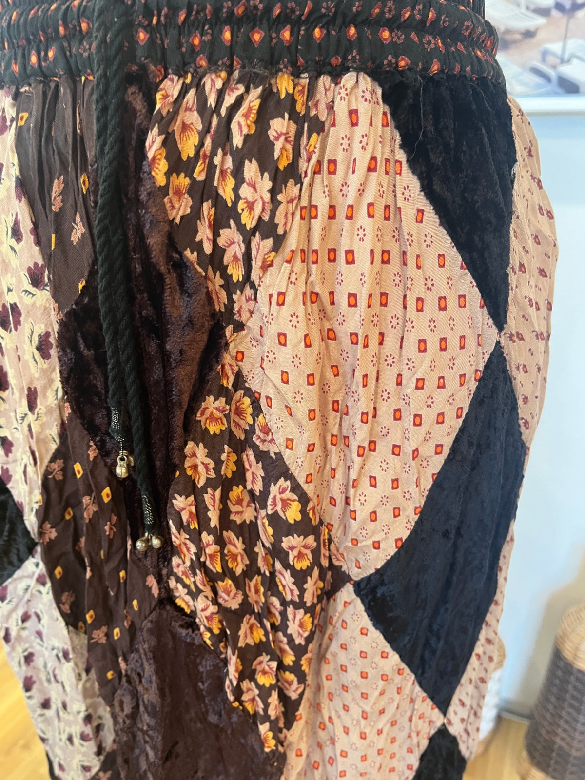 RAAM Original Boho Skirt – Small | Brown & Black