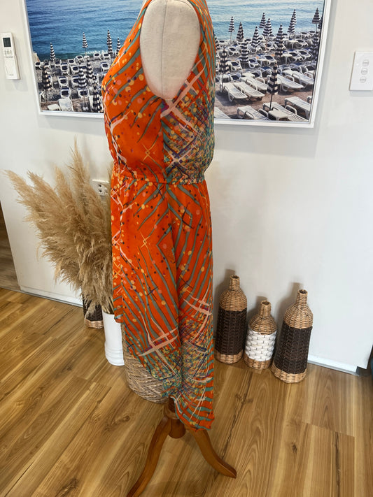 New Girl Orange Summer Dress – Size 8
