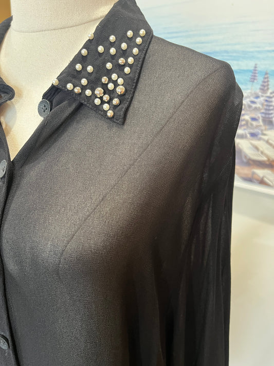 Taking Shape Black Long Sleeve Shirt – Classic Size 14