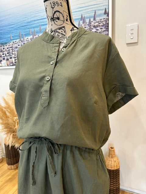 [SALE] Linen Blend Dress Large