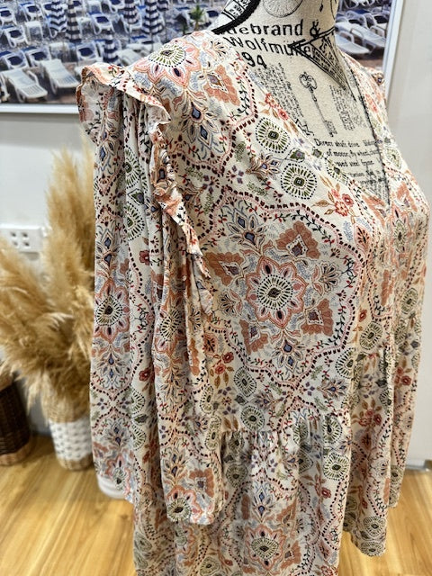 Earthy Boho Top - 18