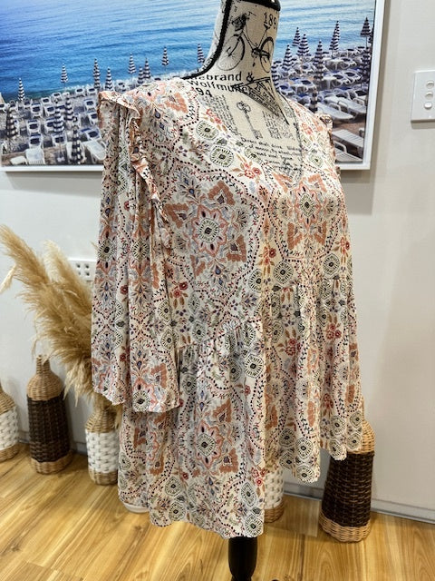 Earthy Boho Top - 18