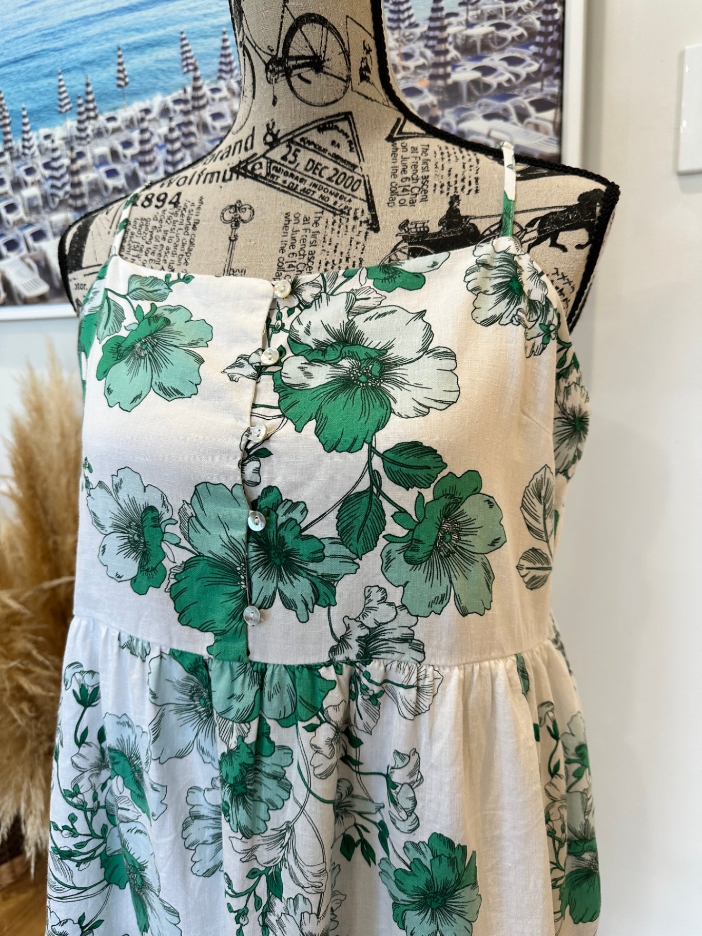 [SALE] Dotti Dress - 55% linen - size 16