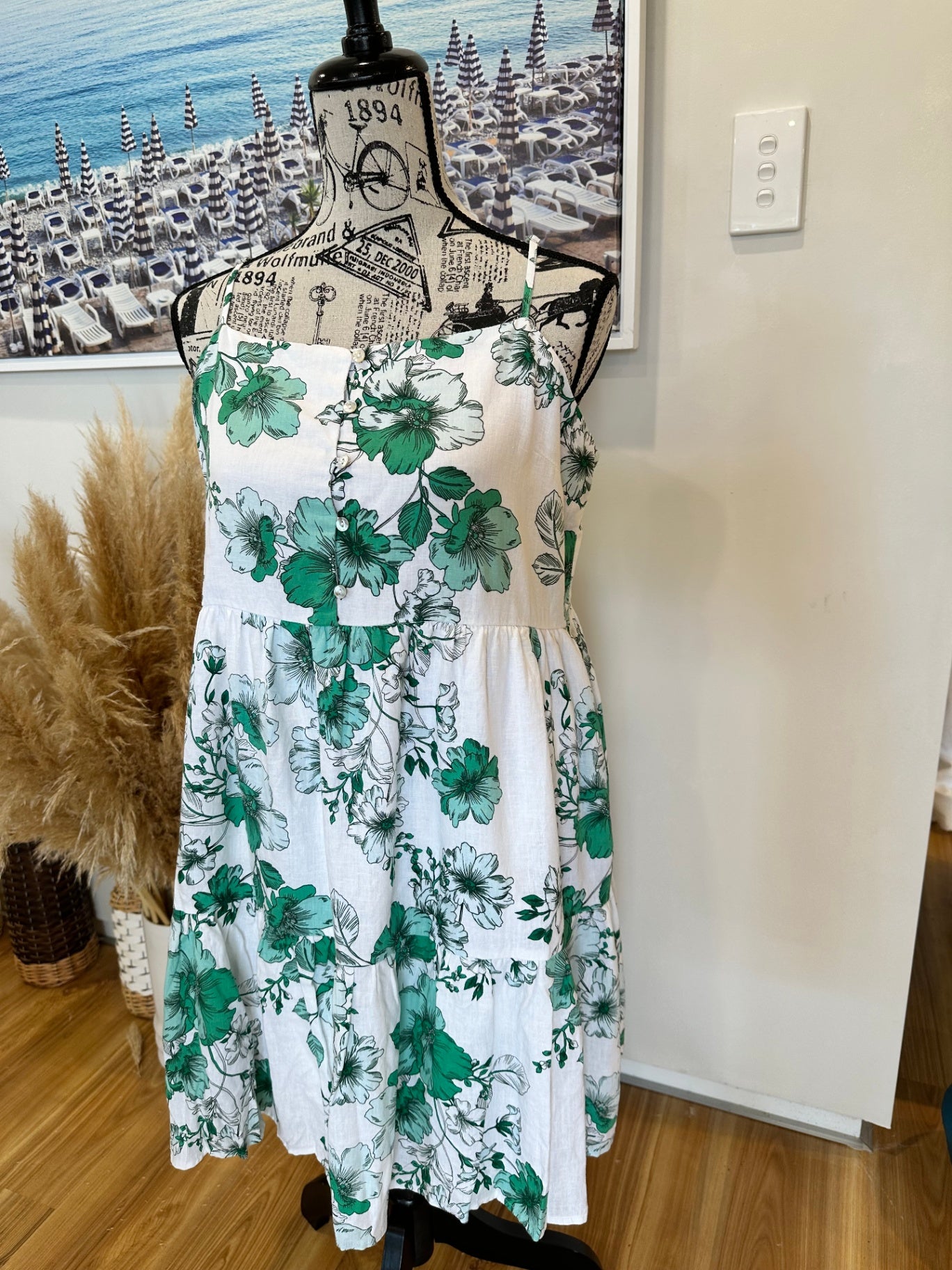 [SALE] Dotti Dress - 55% linen - size 16