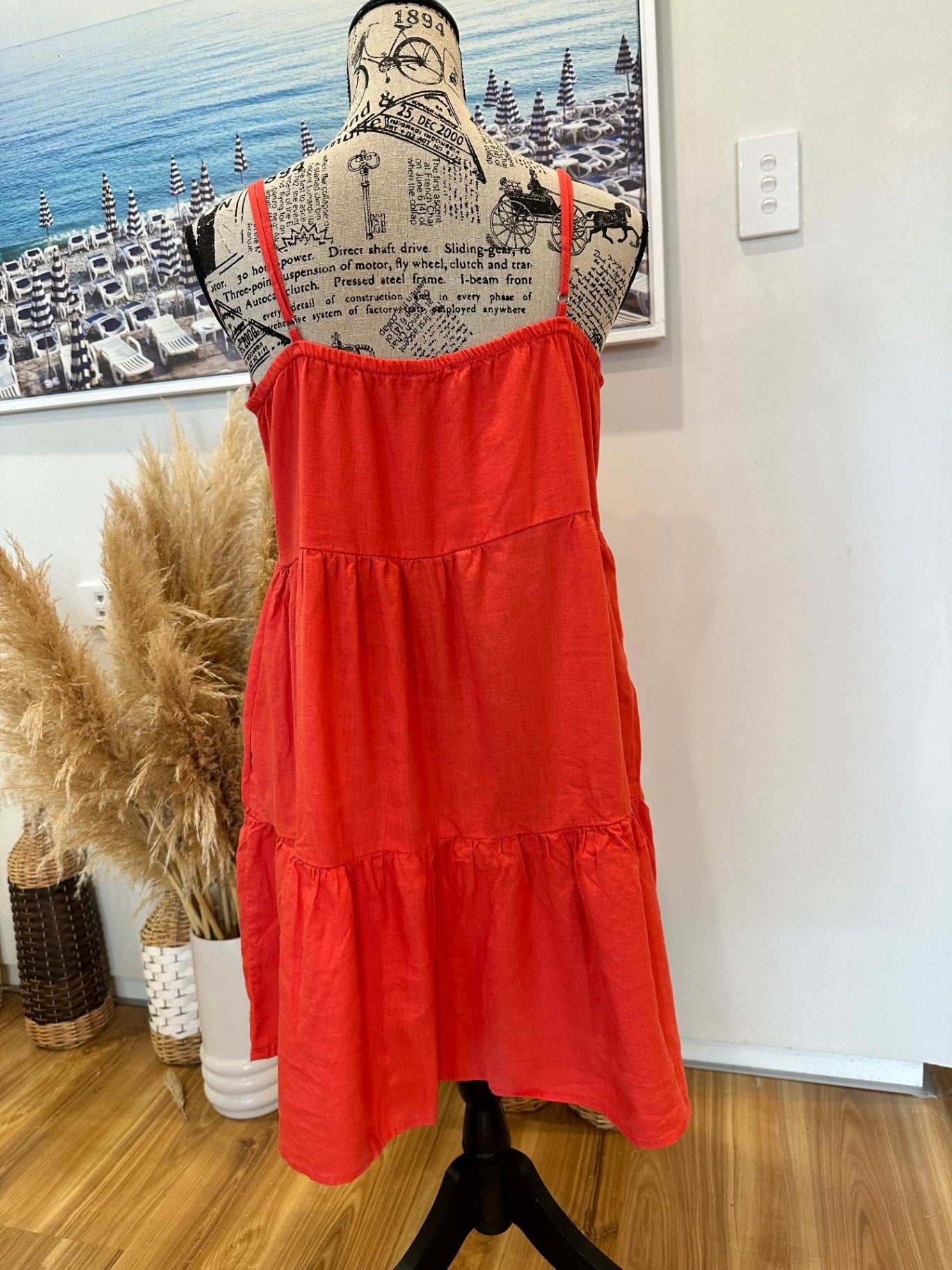 [SALE] Dotti Dress - 55% linen - size 16