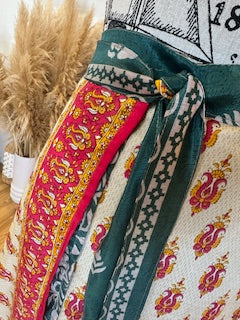 [SALE] Sari-style wraparound skirt
