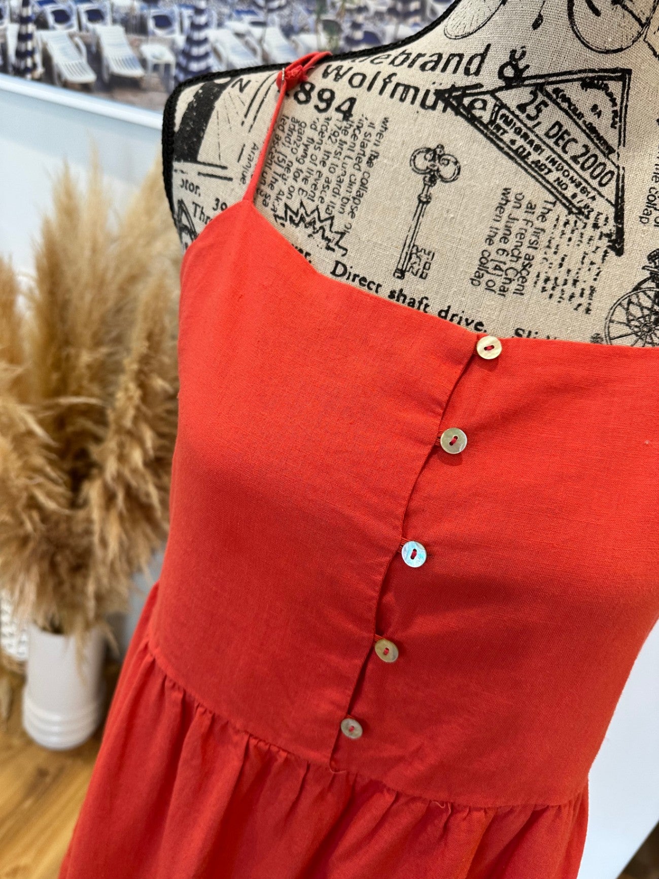 [SALE] Dotti Dress - 55% linen - size 16