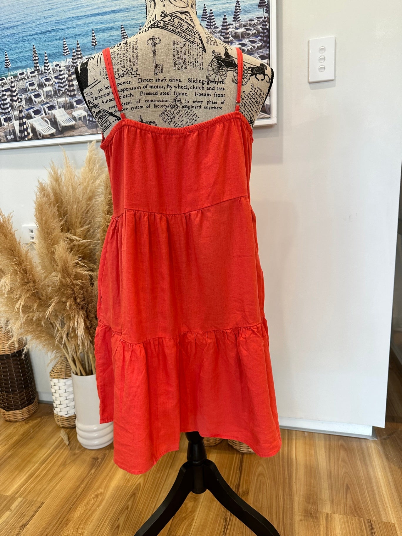 [SALE] Dotti Dress - 55% linen - size 16
