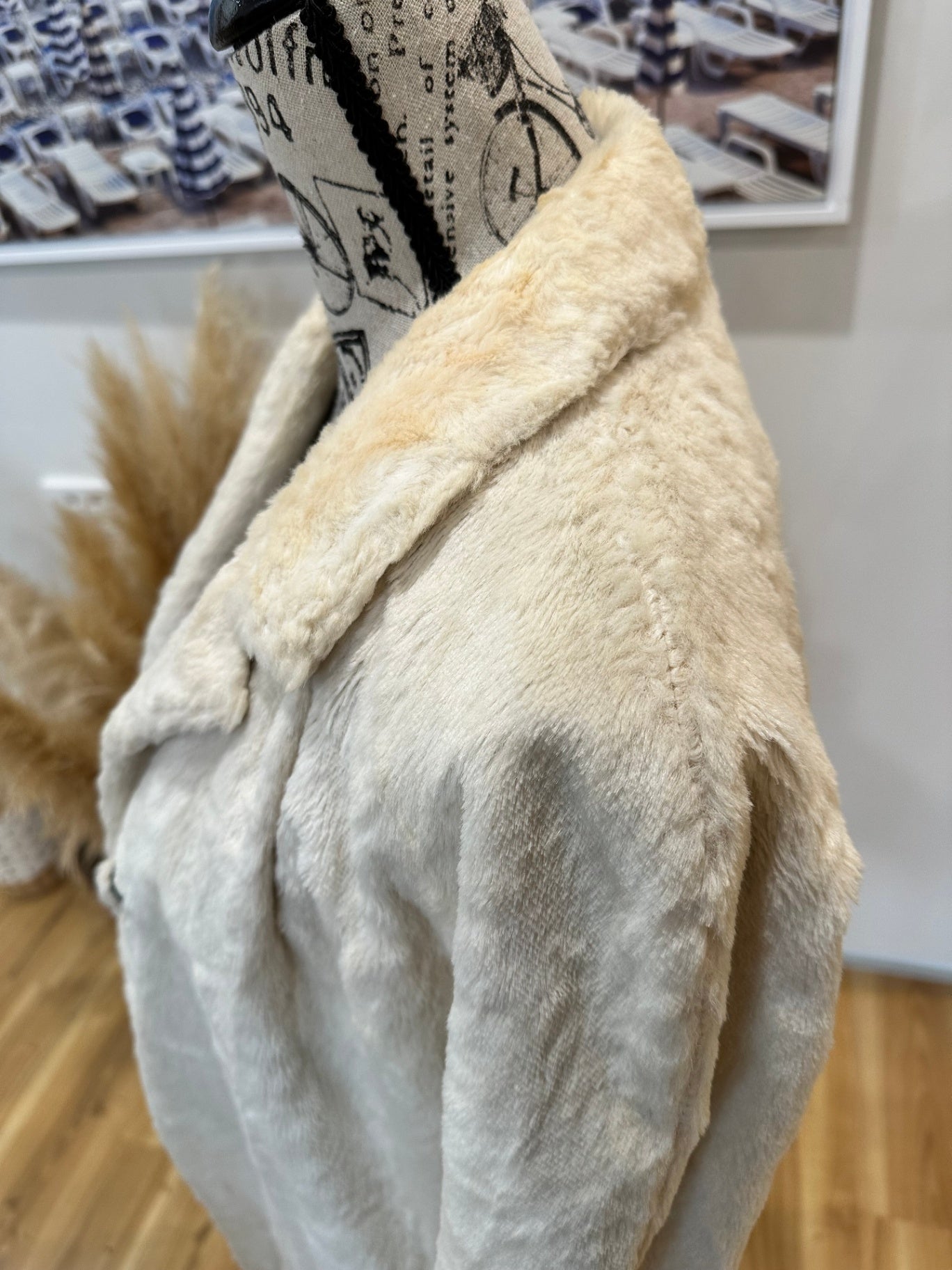 [SALE] Vintage - Faux Fur Coat - Small