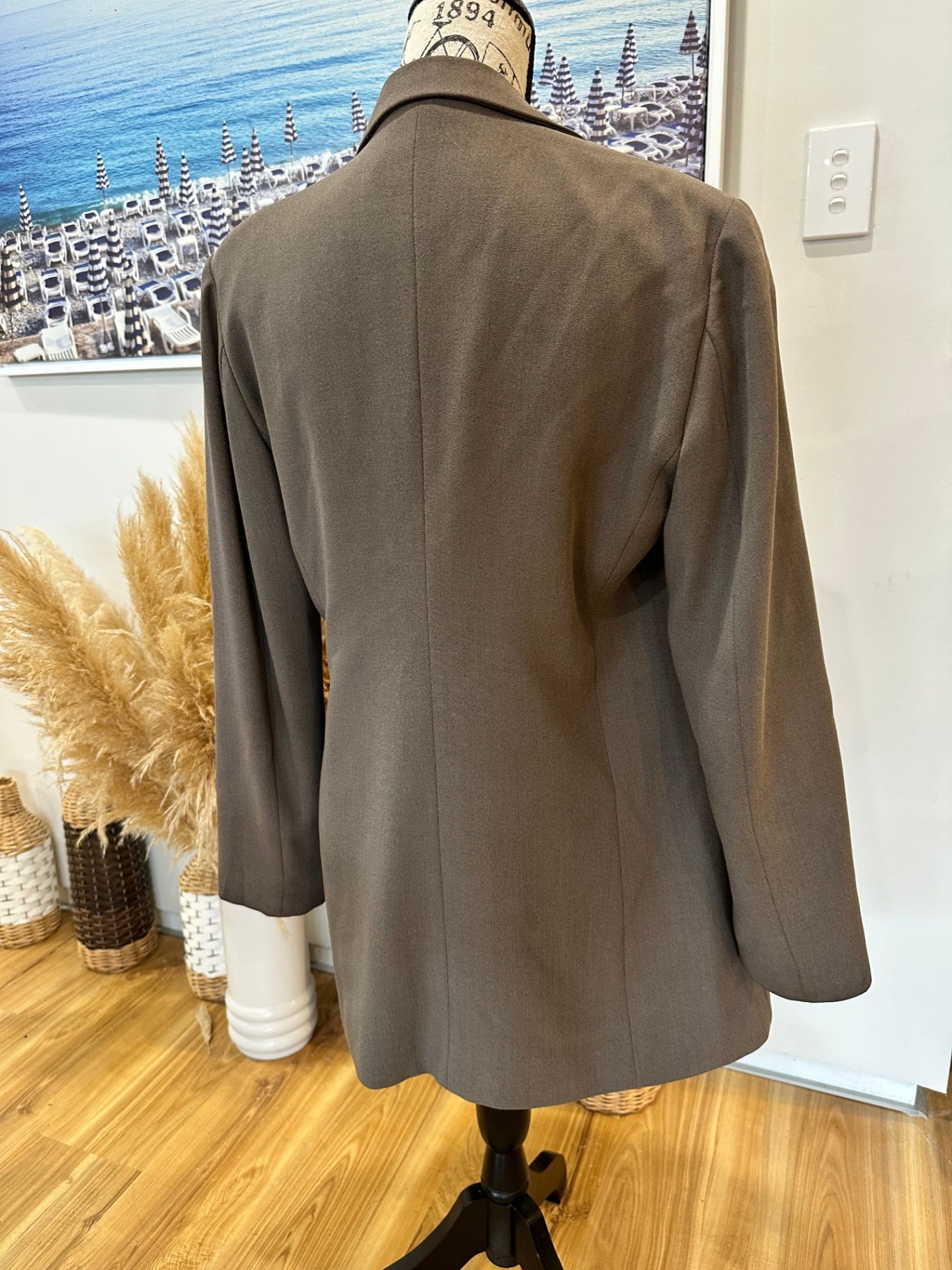 Jigsaw Blazer Small / Medium Taupe