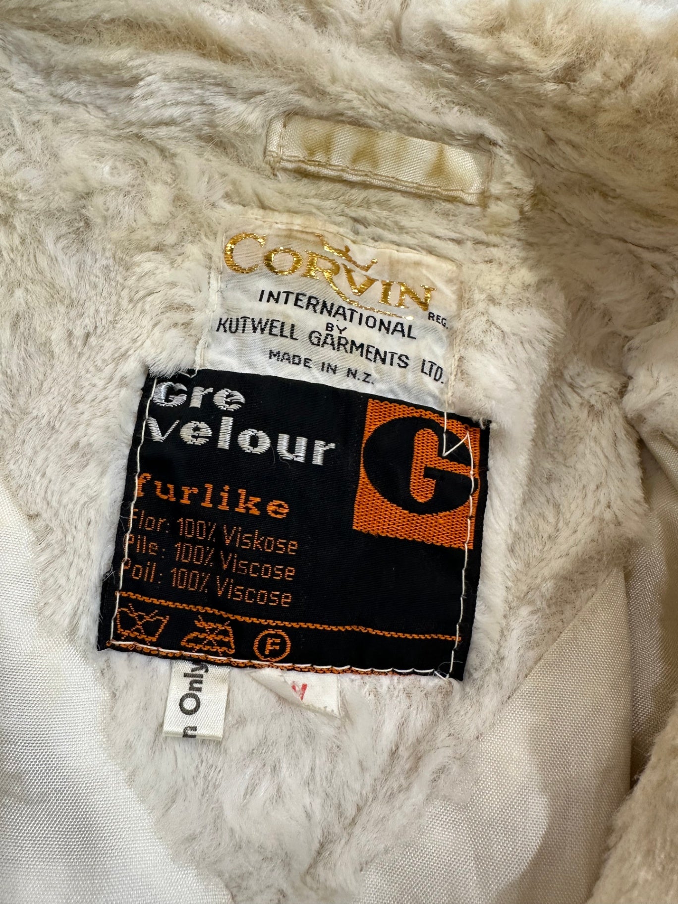 [SALE] Vintage - Faux Fur Coat - Small