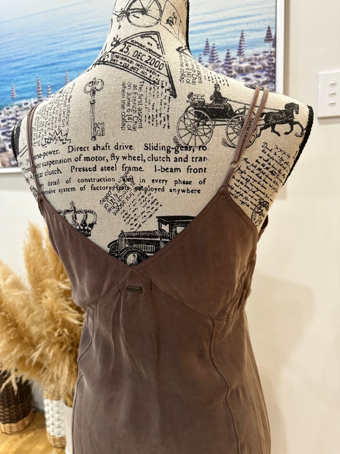 Thrills Dress 14 Brown