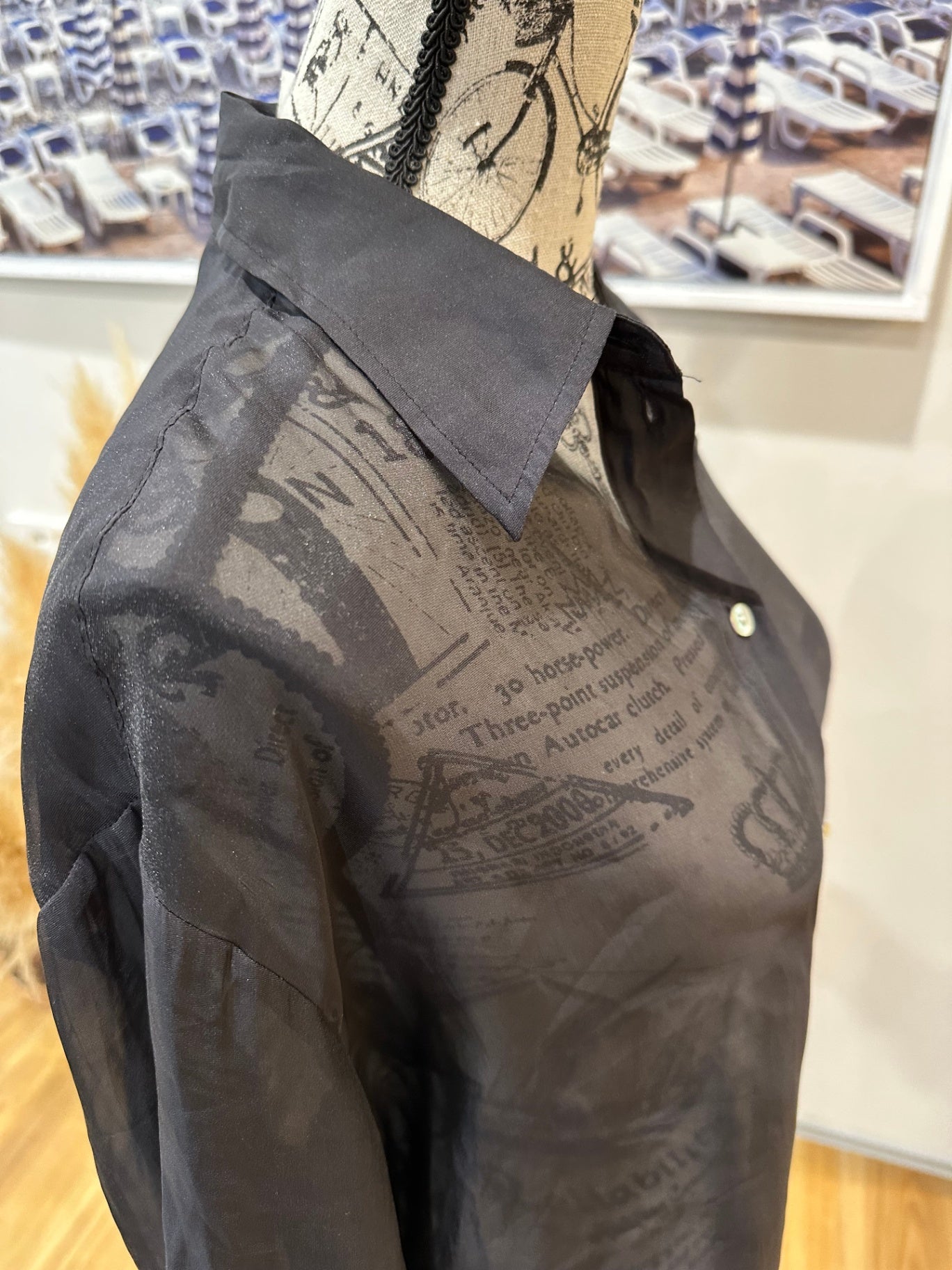 [SALE] H&M Shirt Small Black