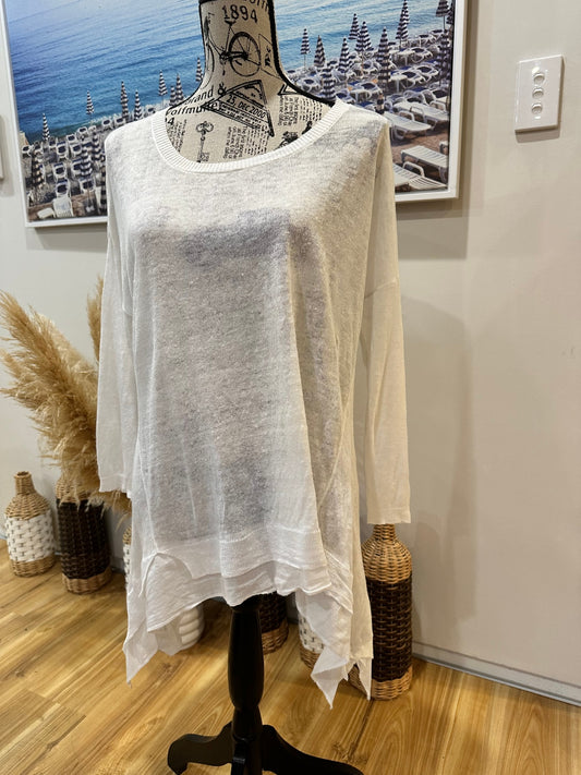 [SALE] Baazar Sweater Large White