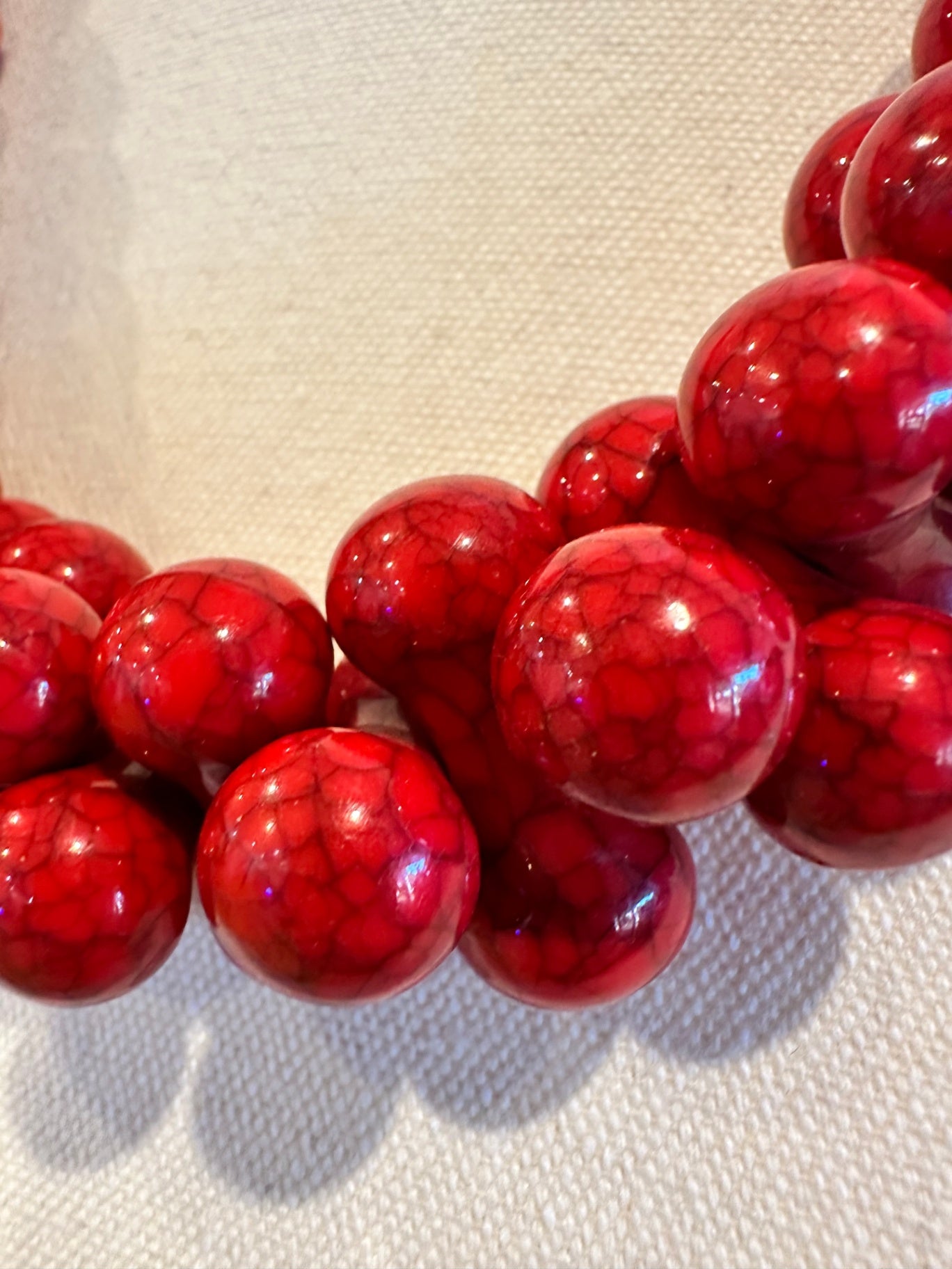 [SALE] Vintage Necklace Red - 'Jaffa'