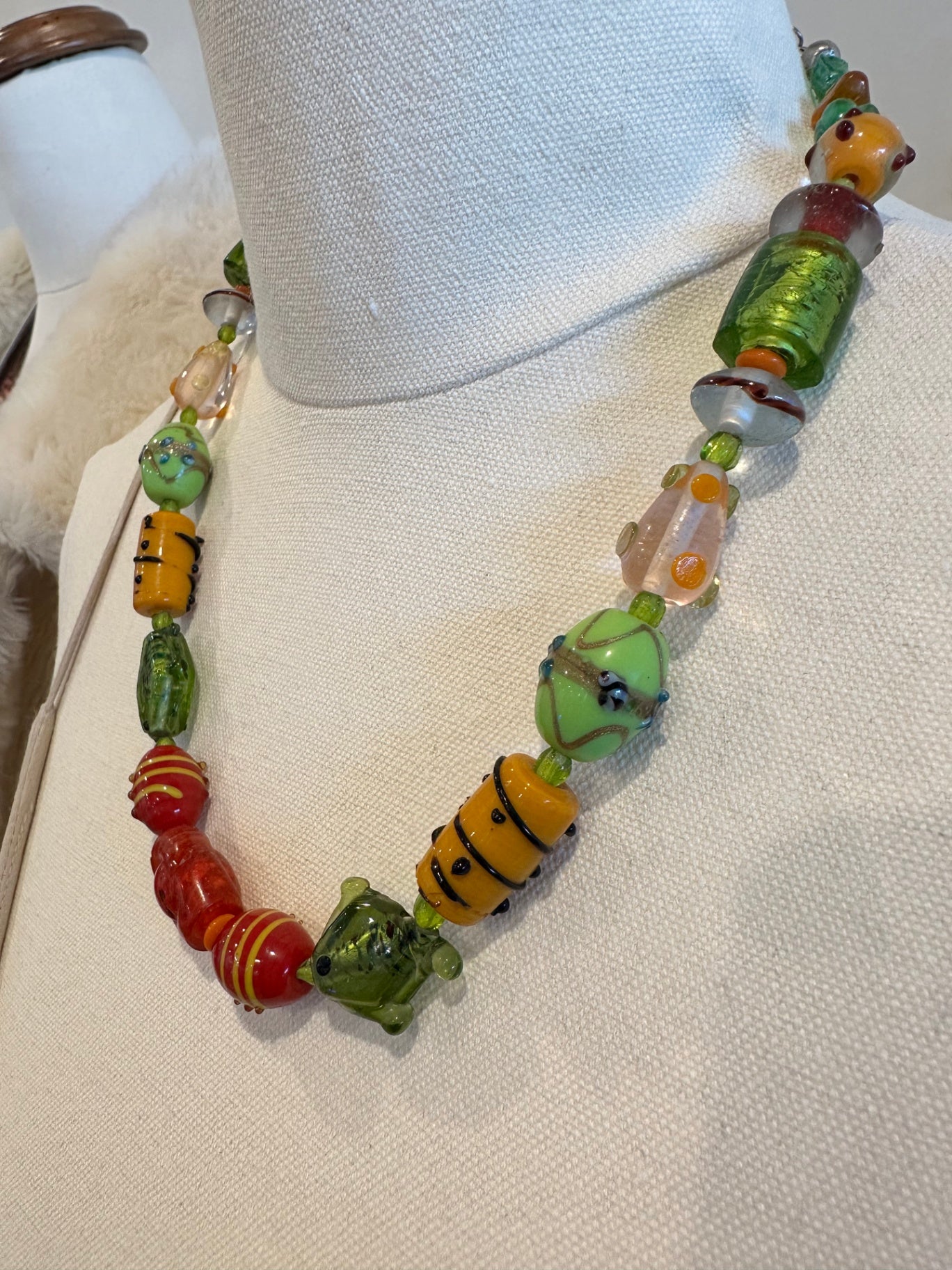 [SALE] Necklace Multiple colours including green, red, yellow, and orange