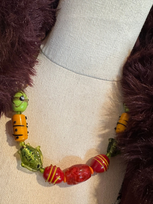 [SALE] Necklace Multiple colours including green, red, yellow, and orange