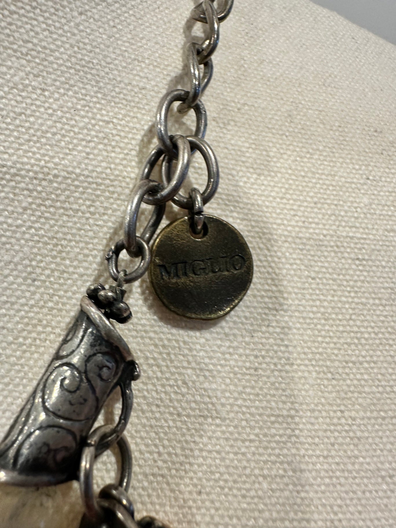 Vintage Charm Necklace - Includes elephants & shells