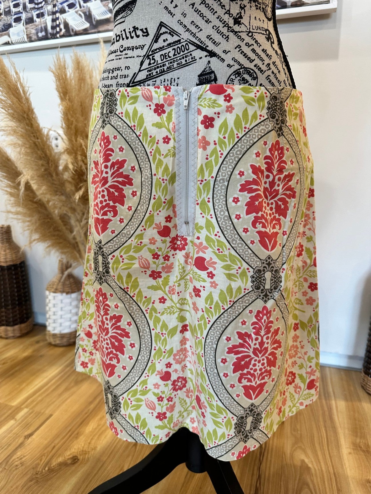 [SALE] The Cotton Room Skirt Small / Medium Multicolored