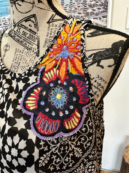 [SALE] Desigual Singlet Top - Size Medium