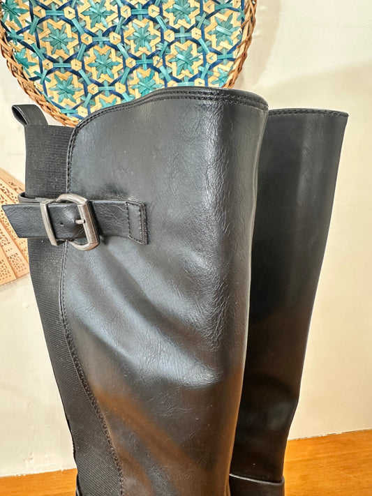 [SALE] Knee-high boots 8 Black