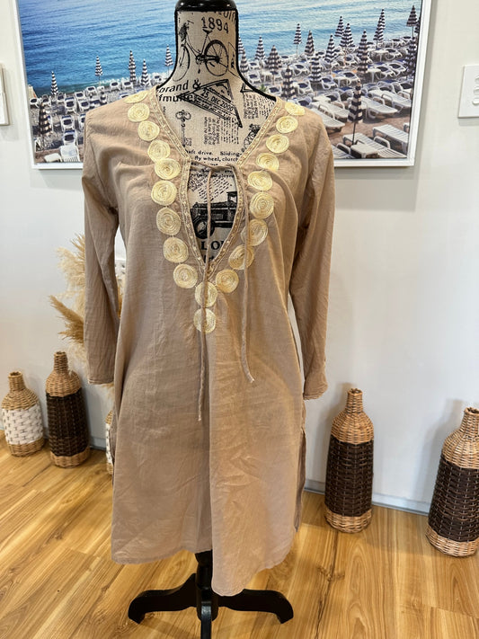 [SALE] Kaftan small Beige