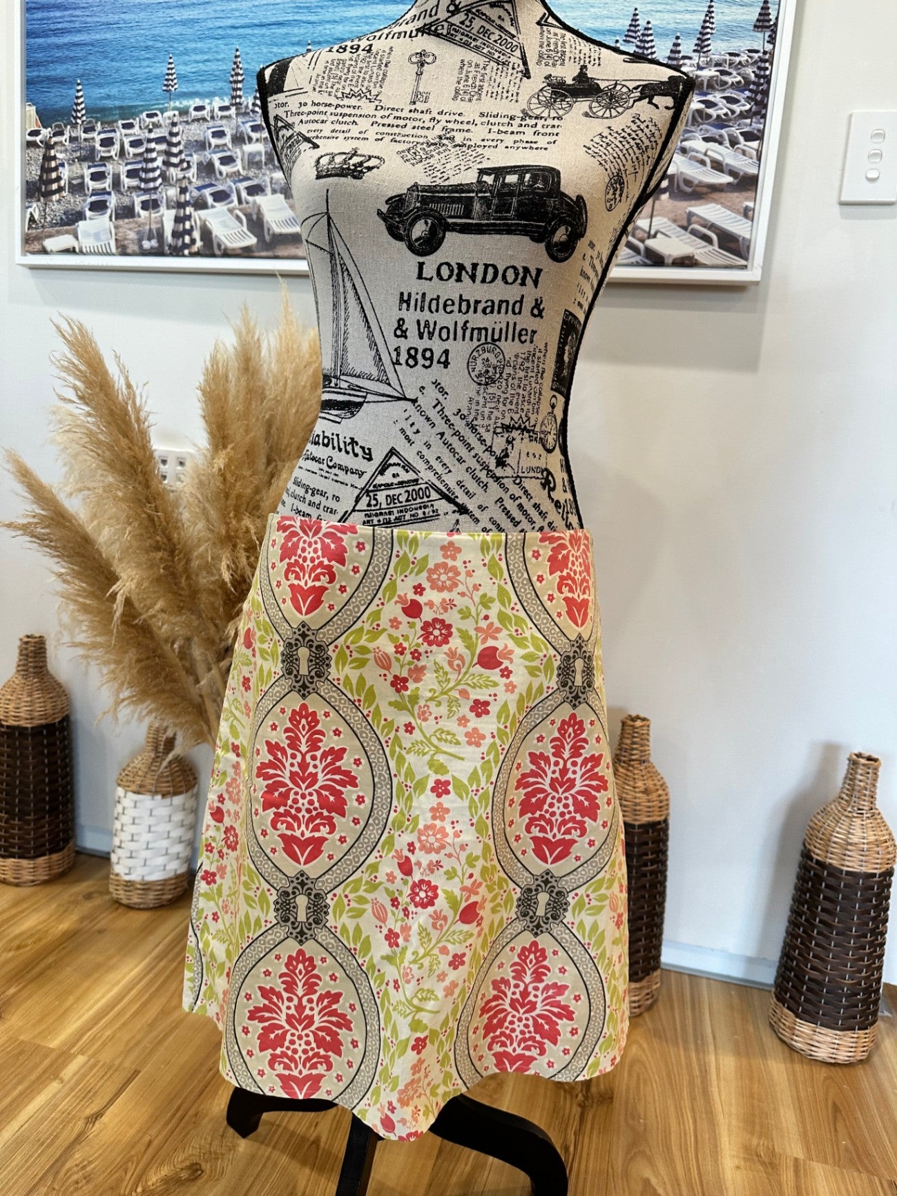 [SALE] The Cotton Room Skirt Small / Medium Multicolored