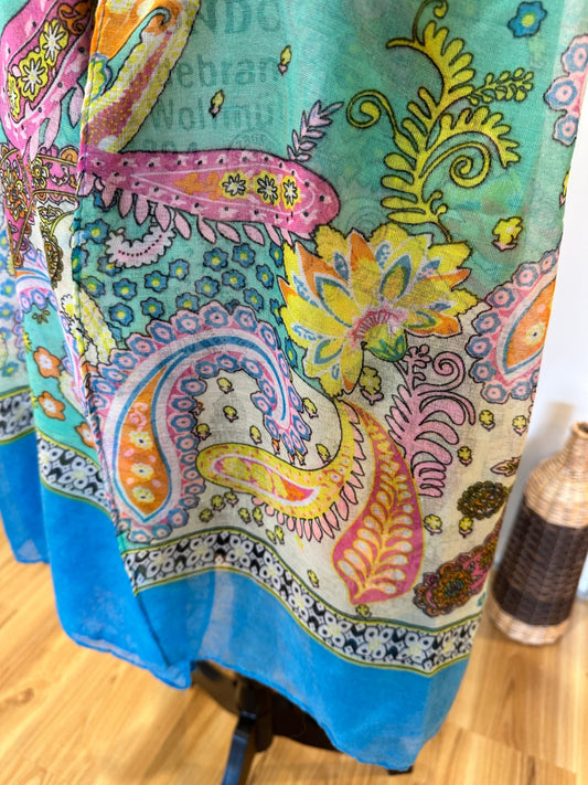 [SALE] Scarf - Aqua & Blue