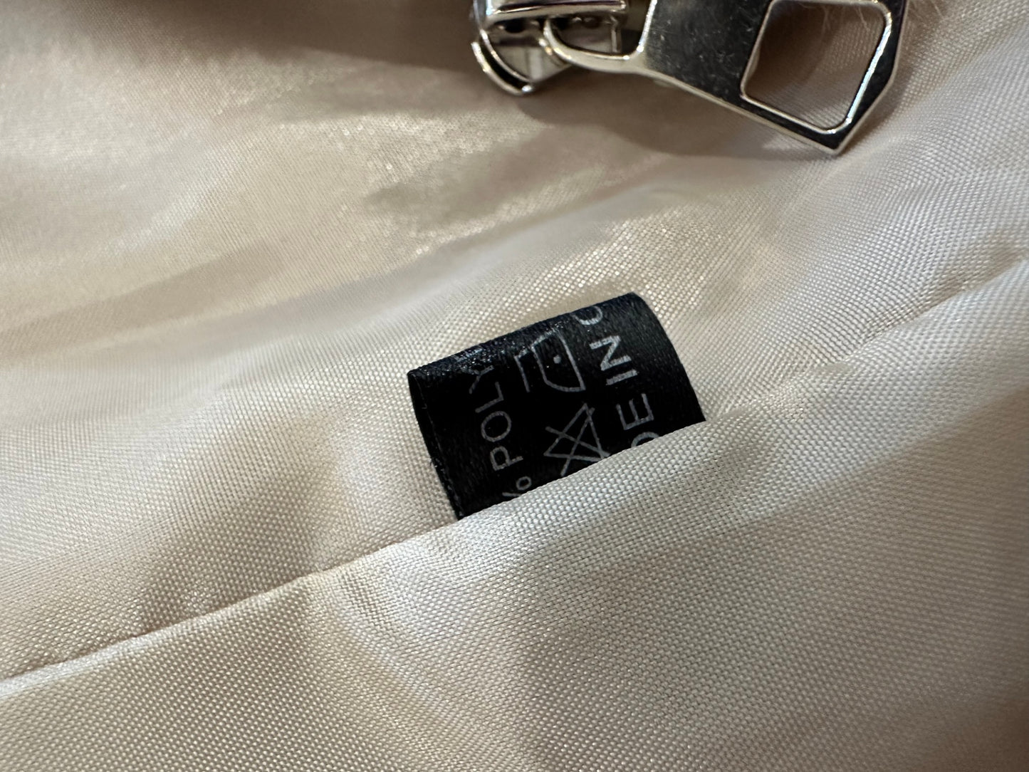 Puffer Vest Small / Medium Beige