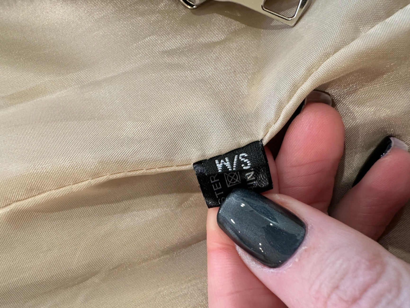 Puffer Vest Small / Medium Beige