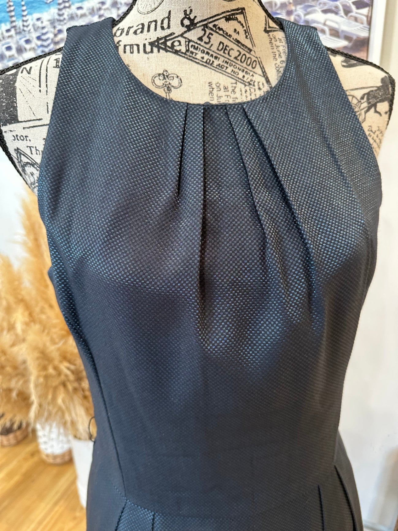 [SALE] Cue Dress 12 Teal / Black