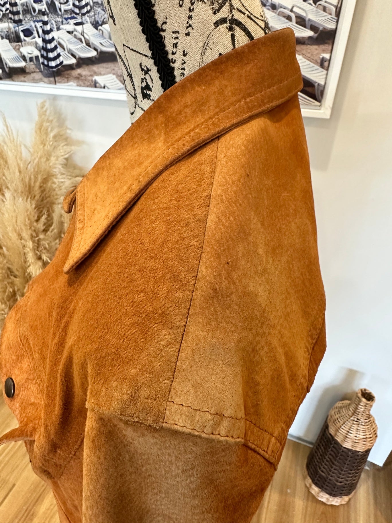 [SALE] Vintage - 80's Jacket - Small/Medium - Tan Brown