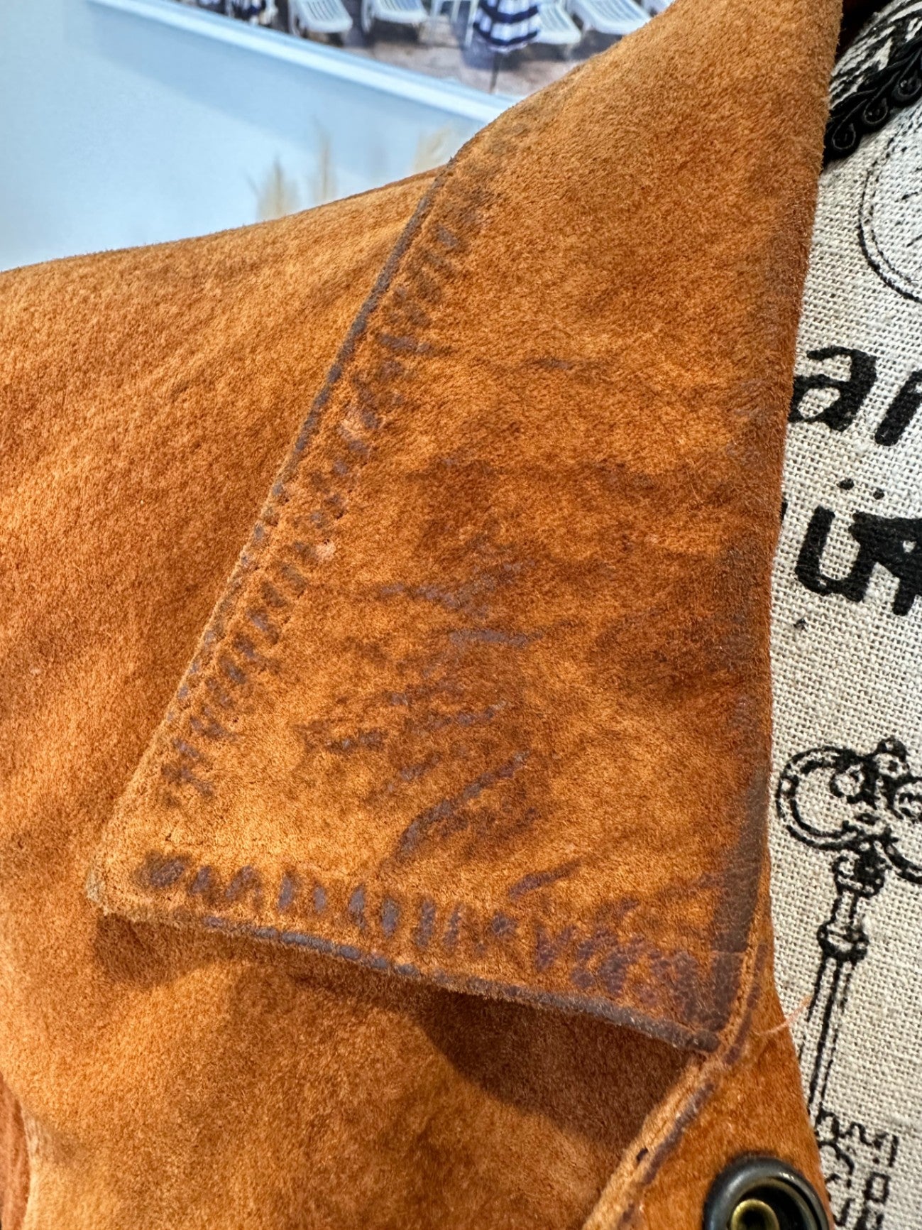 [SALE] Vintage - 80's Jacket - Small/Medium - Tan Brown