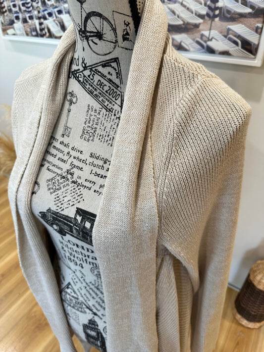 [SALE] Just Jeans Cardigan Medium Oatmeal