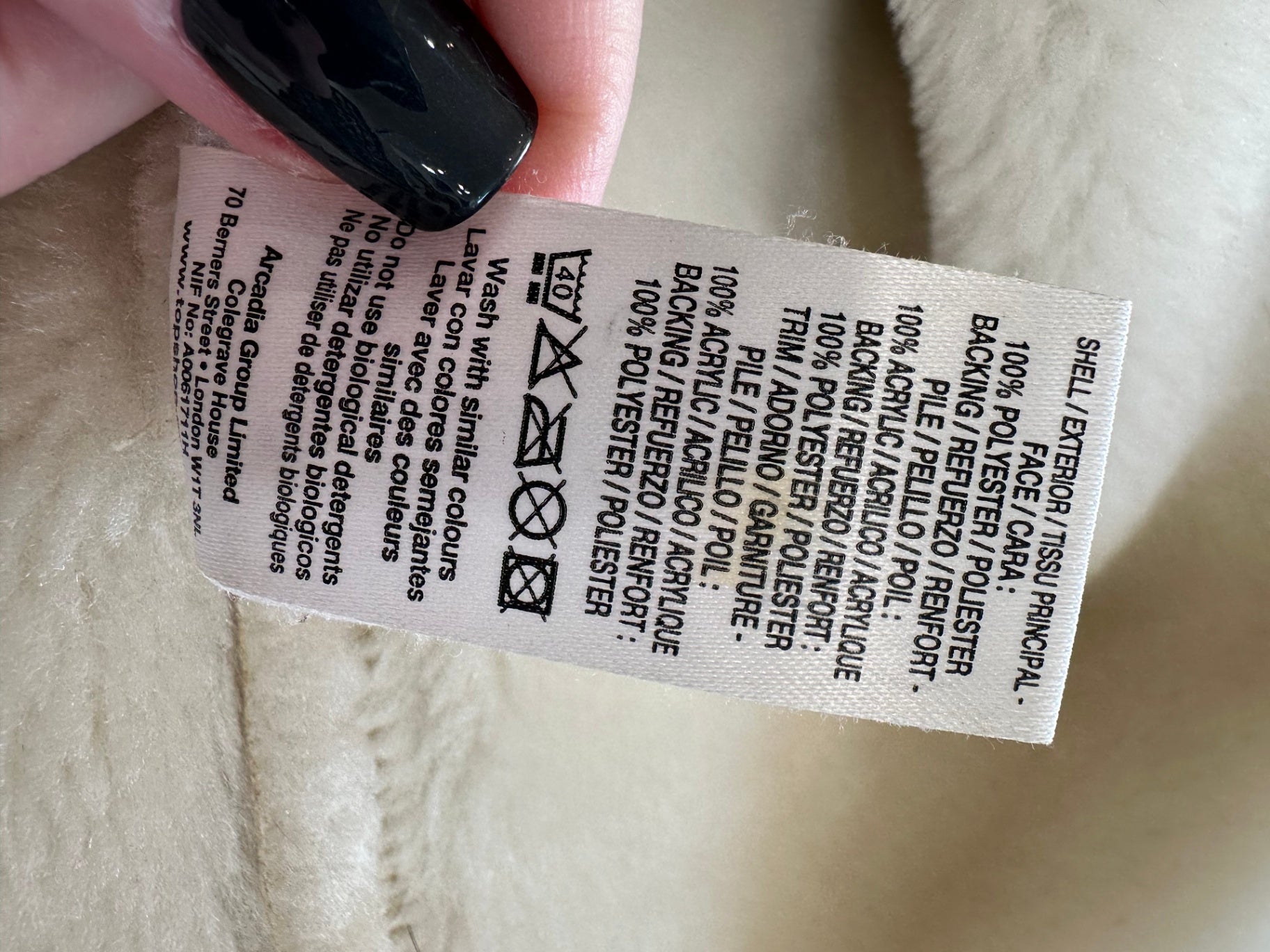 [SALE] Boho Vest Beige and brown/grey - faux fur and suede