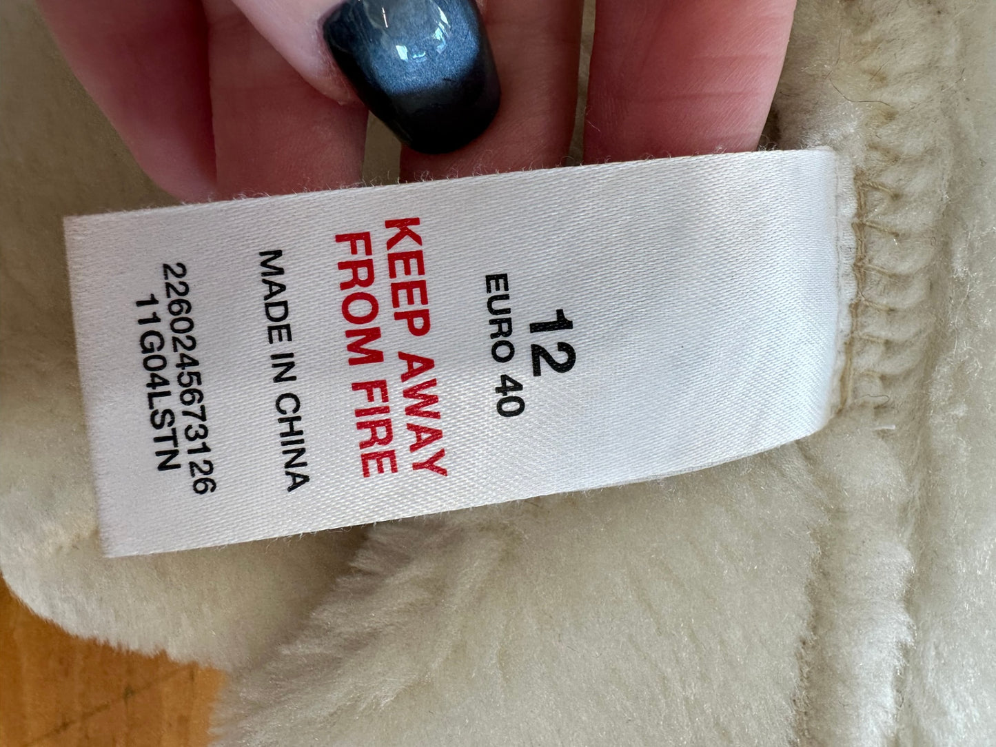 [SALE] Boho Vest Beige and brown/grey - faux fur and suede