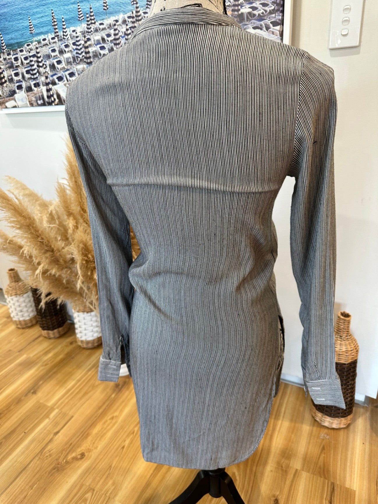 [SALE] Seed Blouse 8 Black Stripe