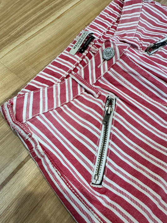 [SALE] Scotch & Soda Jeans Red / White Stripes