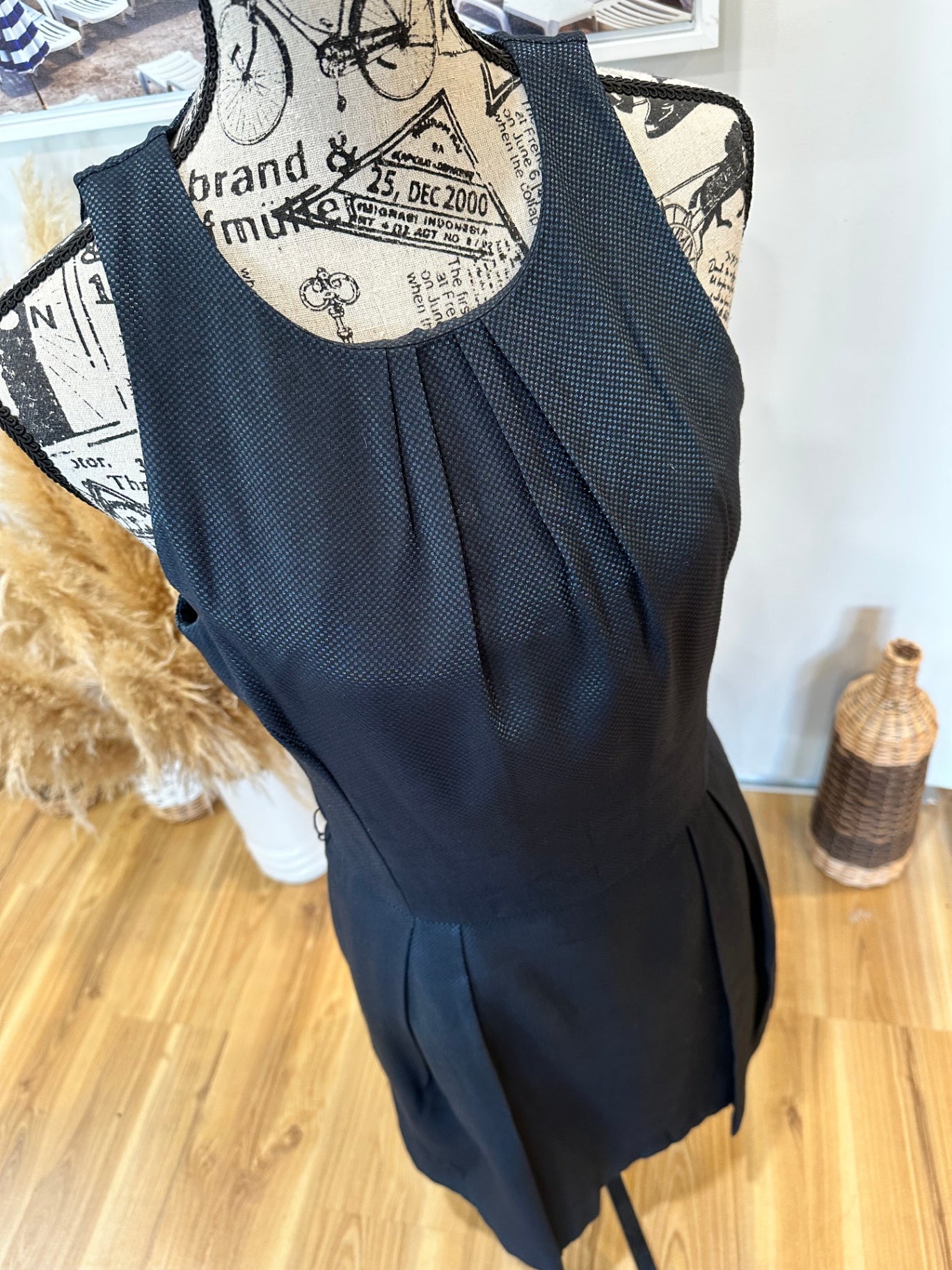 [SALE] Cue Dress 12 Teal / Black