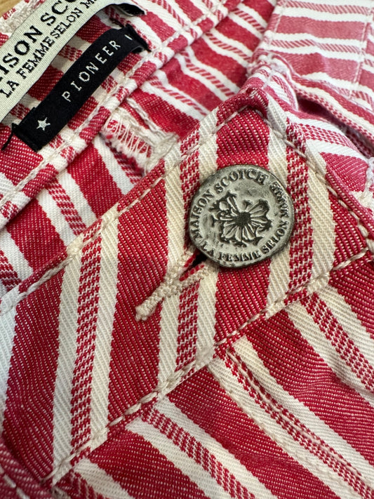 [SALE] Scotch & Soda Jeans Red / White Stripes