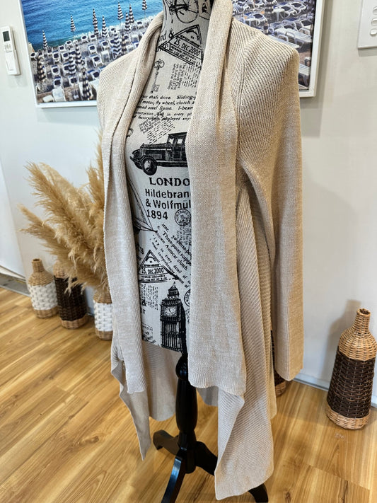 [SALE] Just Jeans Cardigan Medium Oatmeal
