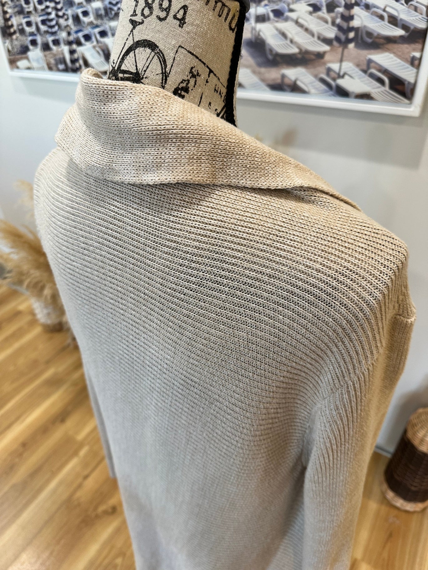 [SALE] Just Jeans Cardigan Medium Oatmeal