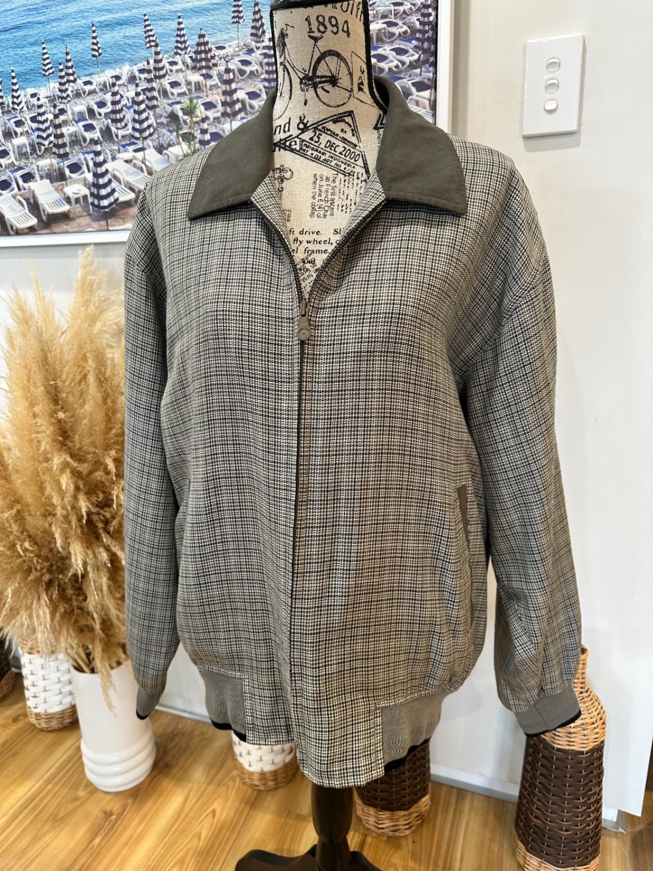 [SALE] Vintage Bomber Jacket - Sheraton - Large