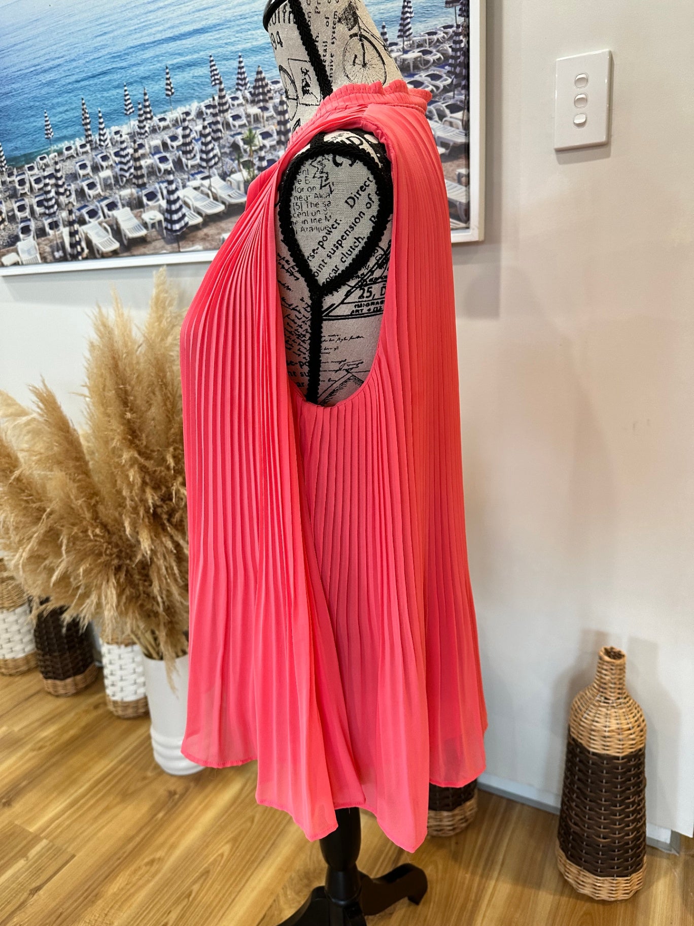 [SALE] Basque - Blouse - Size 12 - Coral pink