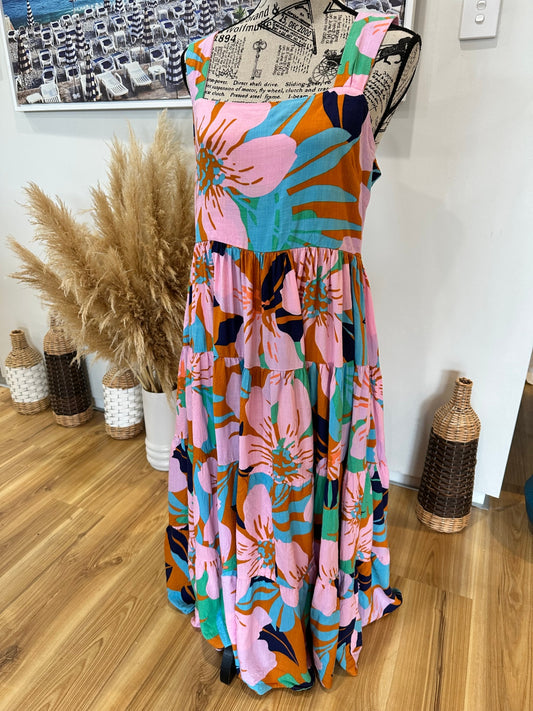 [SALE] Mister Zimi Dress 12 multicolored (pink, blue, orange, green, navy, and black)