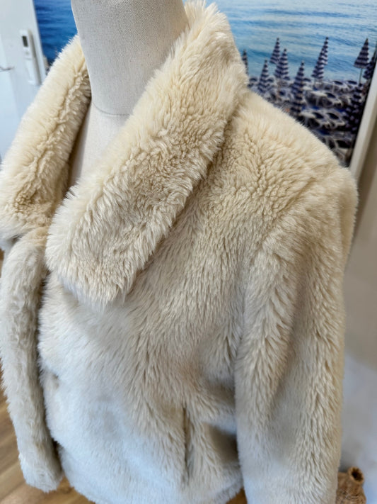 [SALE] Jay Jays Faux Fur Jacket 8 Cream