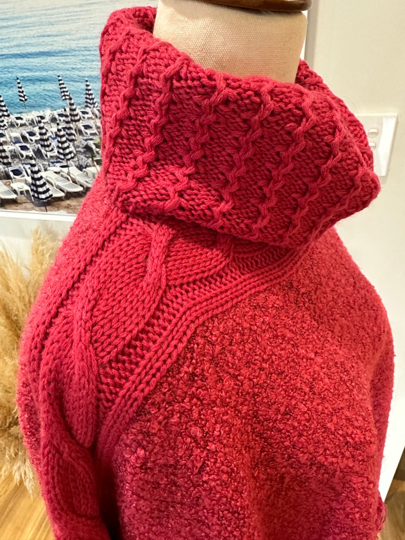 [SALE] Poncho - Hot Pink - One Size
